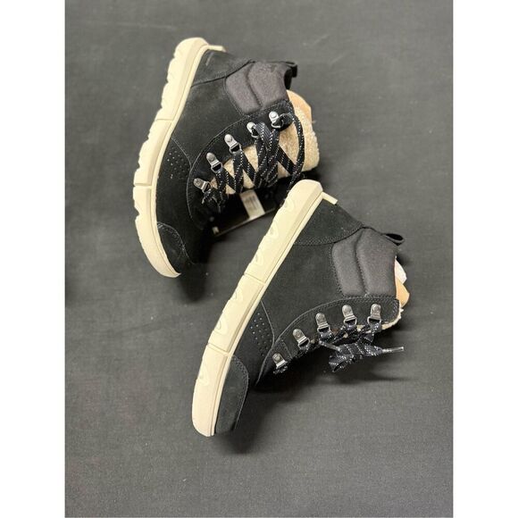 New Sorel Explorer Next Hiker Waterproof Boots Black Sea Salt 9 - Picture 3 of 6